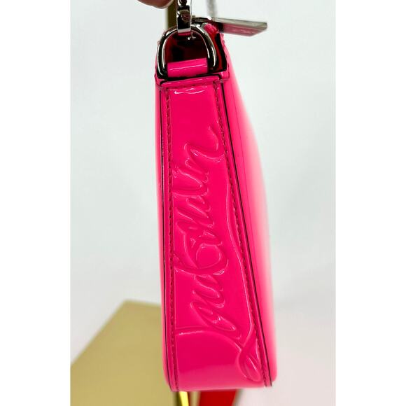 Christian Louboutin Patent Loubila Clutch in Poupidou New - Picture 11 of 15